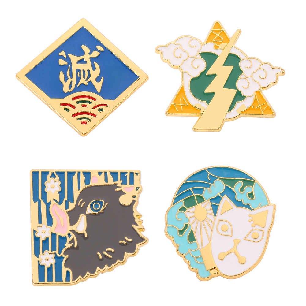 Anime Merchandise Logo - 1pcs Anime Merchandise Pin Badge Cute