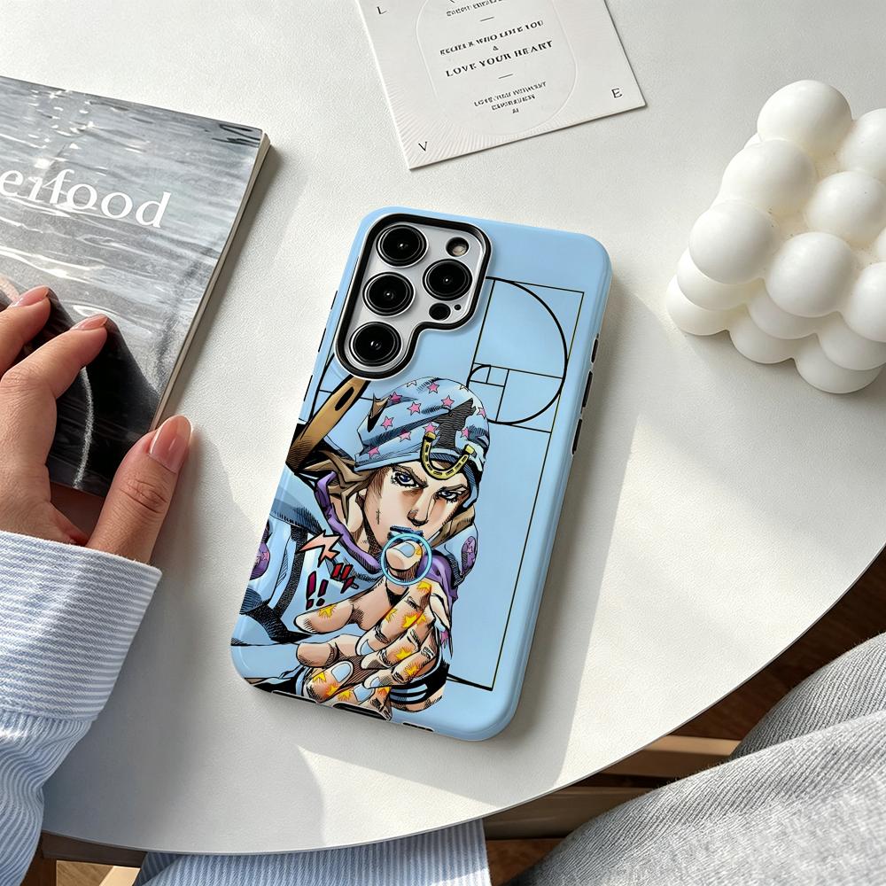 Phone Case Anime - Hot cool Anime J-JOJO Steel Ball