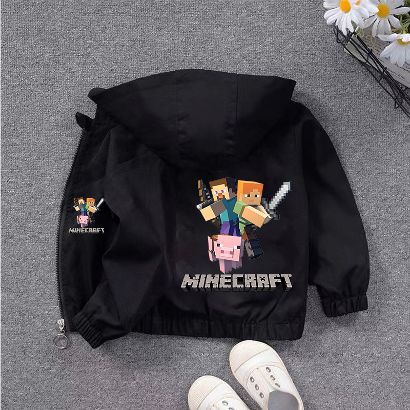 Minec Rafted Jacket Game Theme - Windbreaker Anime Merchandise 评论和价格