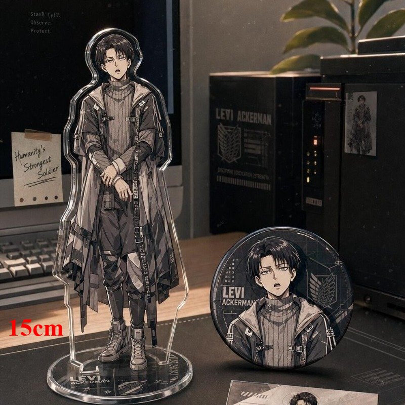 Levi Ackerman Acrylic Stand Fi - Windbreaker Anime Merchandise 评论和价格