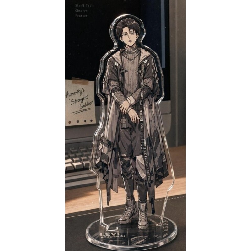 Levi Ackerman Acrylic Stand Fi - Windbreaker Anime Merchandise 评论和价格