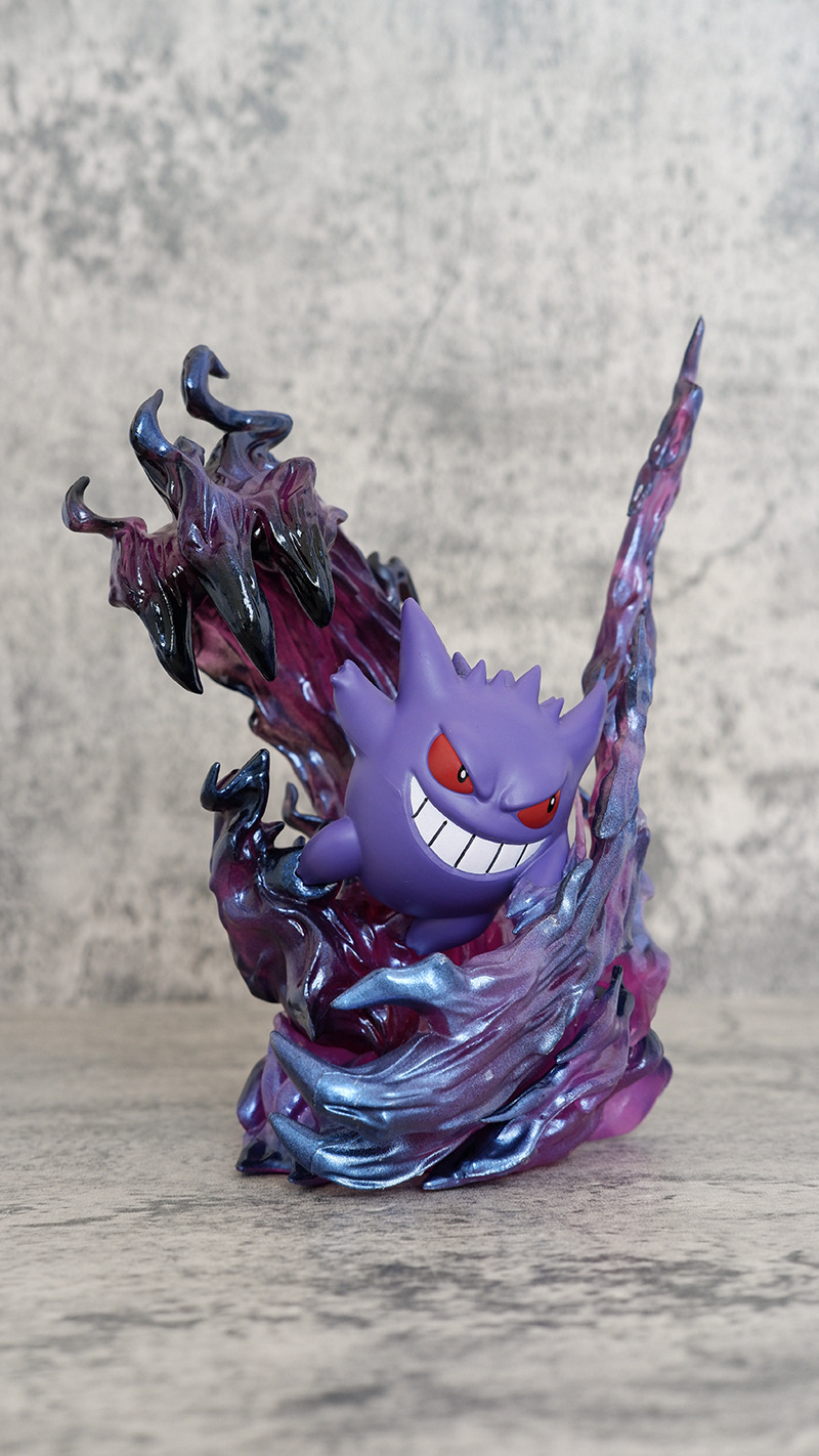 19cm Anime Pokemon Gengar Batt - Pokemon Anime Merchandise 评论和价格