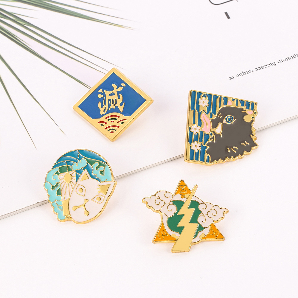 1pcs Anime Merchandise Pin Bad - Anime Merchandise Logo 评论和价格