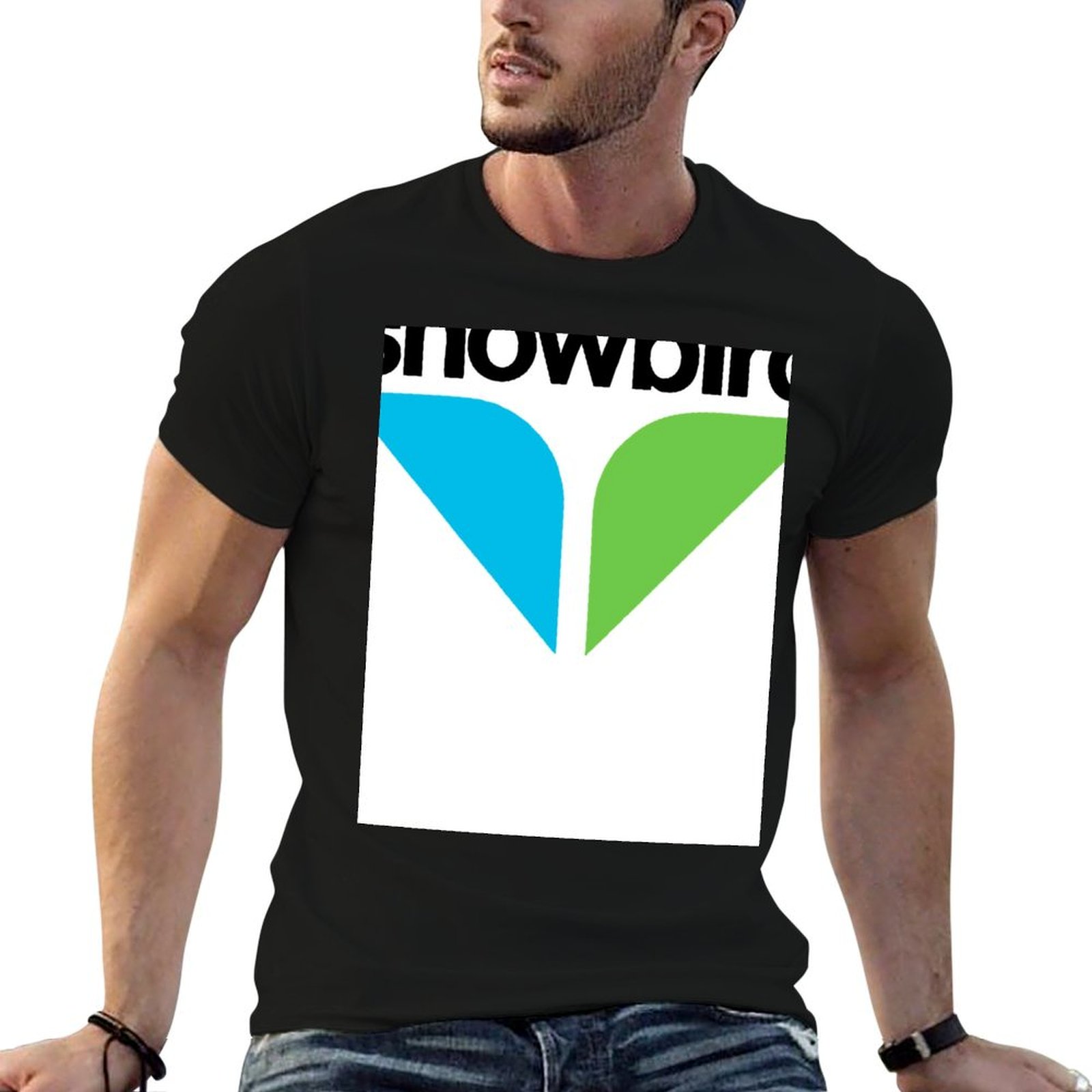 Snowbird Logo Merchandise T-Sh - Anime Merchandise Logo 评论和价格