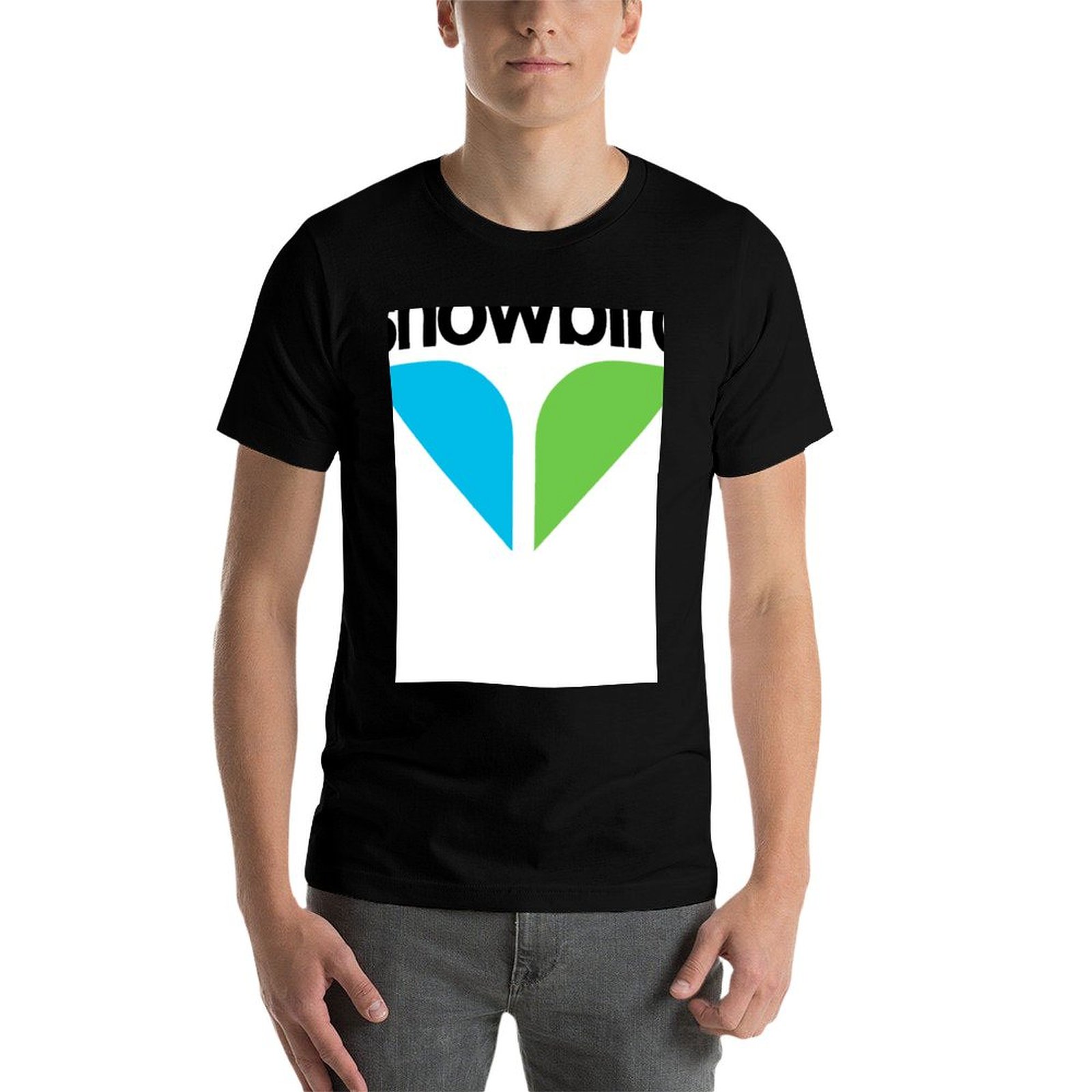 Snowbird Logo Merchandise T-Sh - Anime Merchandise Logo 评论和价格