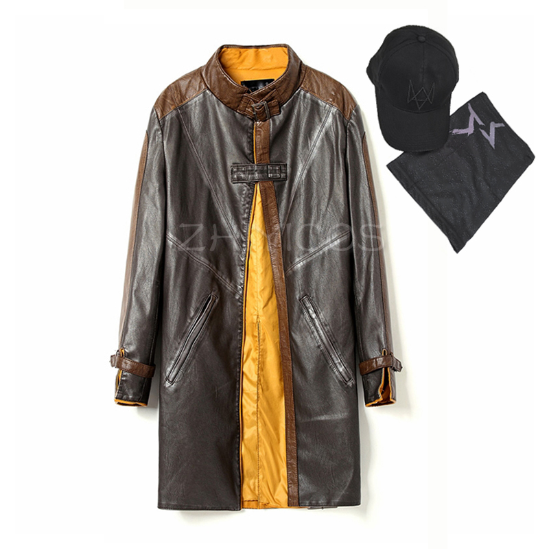 Aiden Pearce Cosplay Costume P - Windbreaker Anime Merchandise 评论和价格