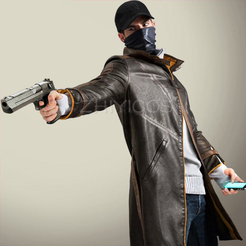 Aiden Pearce Cosplay Costume P - Windbreaker Anime Merchandise 评论和价格