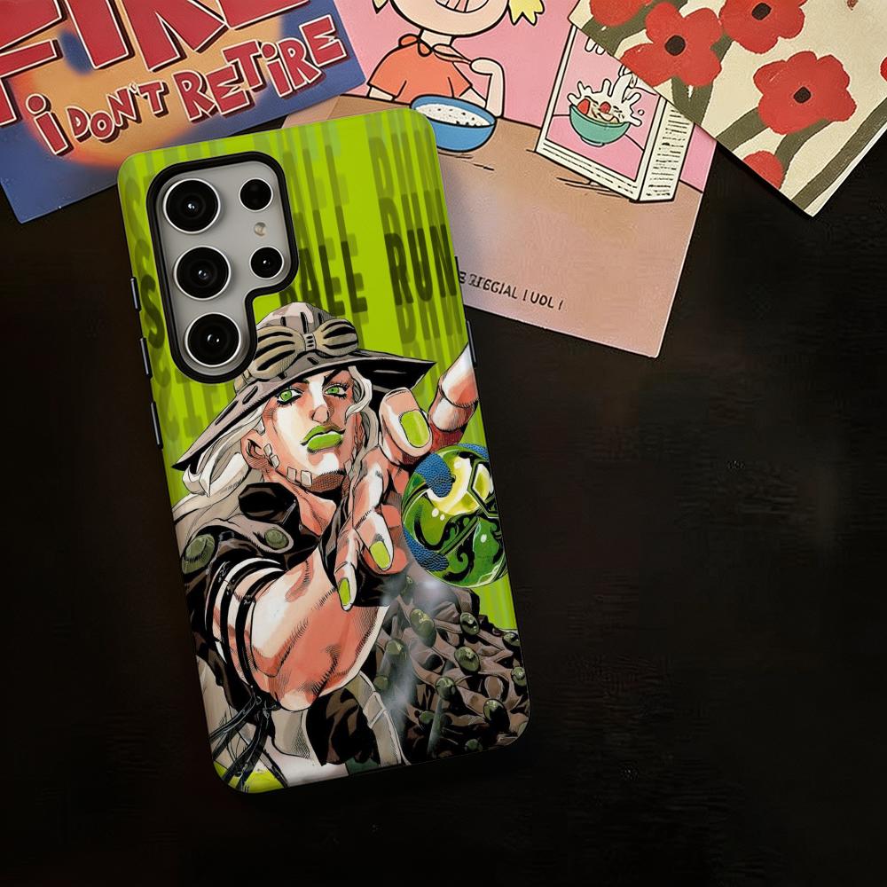 Hot cool Anime J-JOJO Steel Ba - Phone Case Anime 评论和价格
