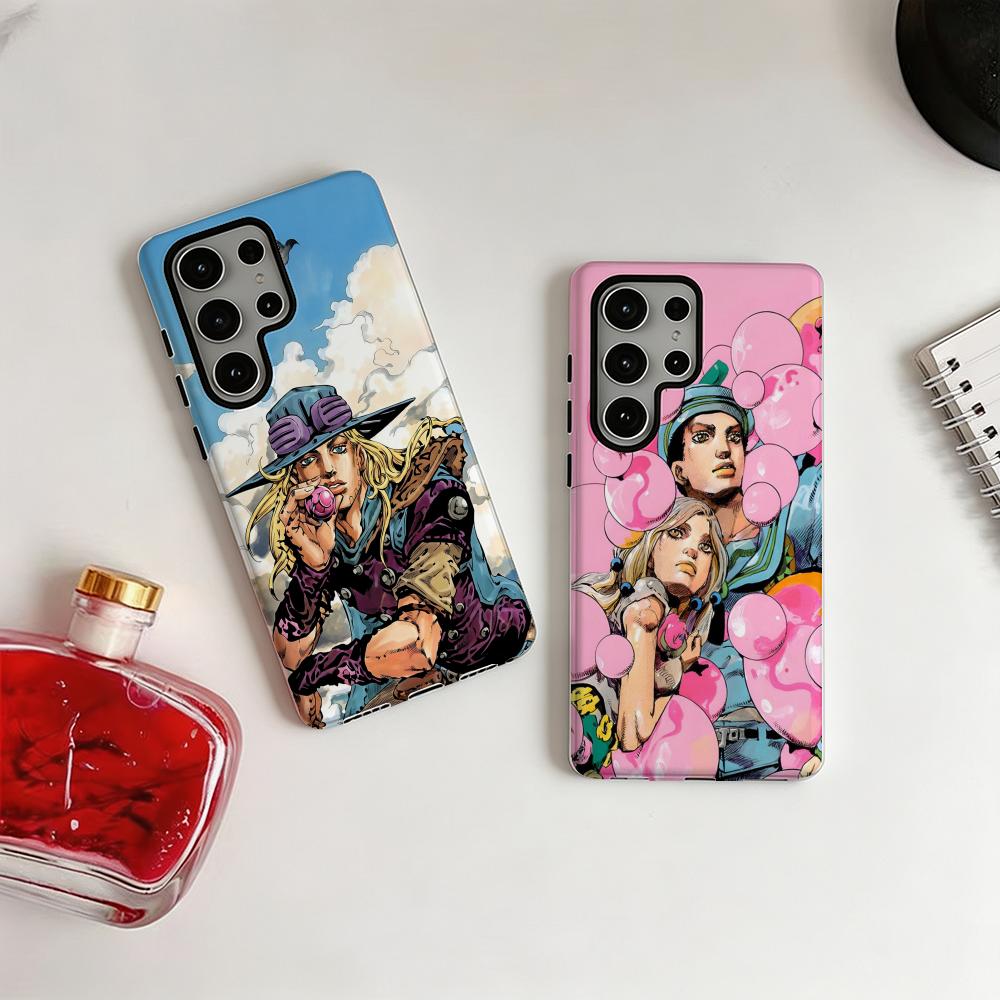 Hot cool Anime J-JOJO Steel Ba - Phone Case Anime 评论和价格