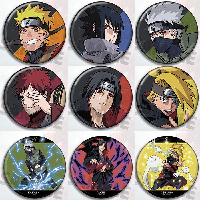 Naruto Anime Badge Pin Set Kak - Anime Merchandise Naruto 评论和价格